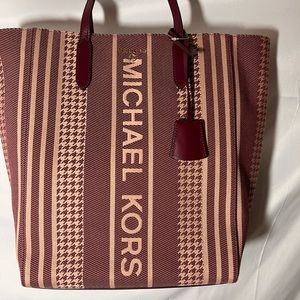 Michael kors Tote Sinclair large shopper handbag Dark berry red